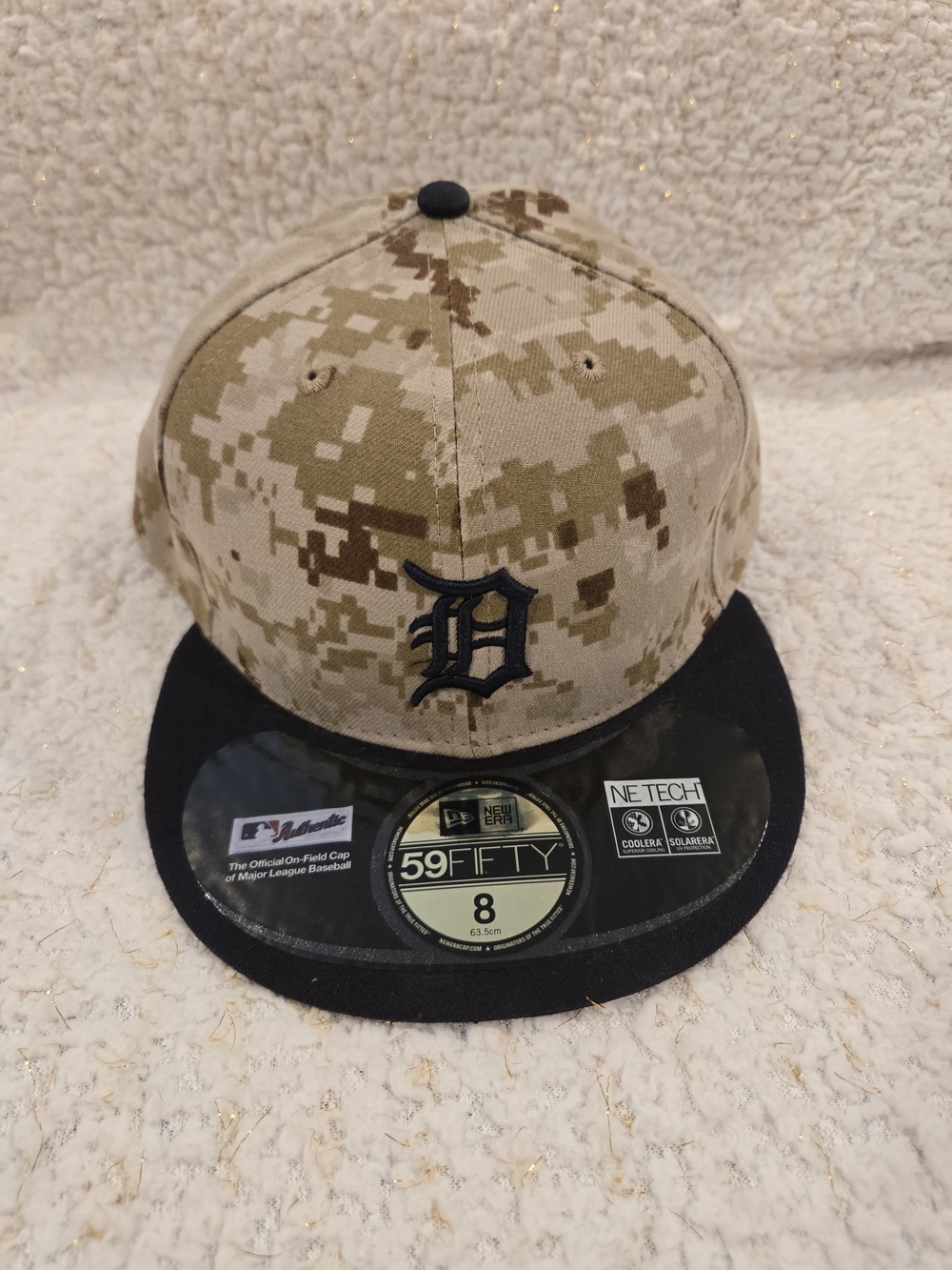 New Era Detroit Tigers Camo Cap - Tan/Black